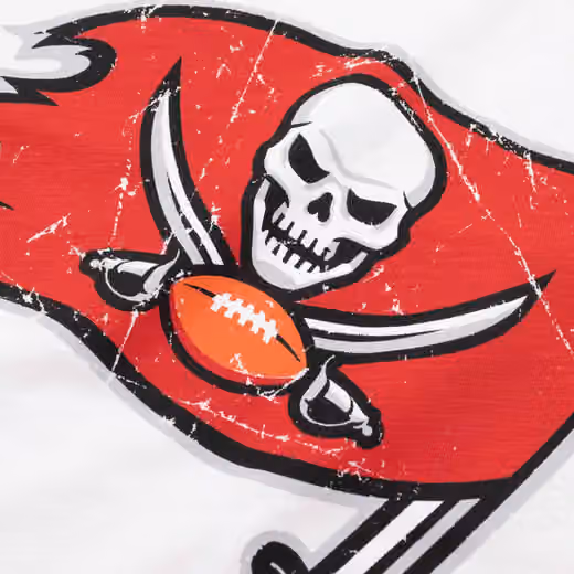 Tampa Bay Buccaneers Recovered Ecru Slub NFL T-Shirt Cream view 6