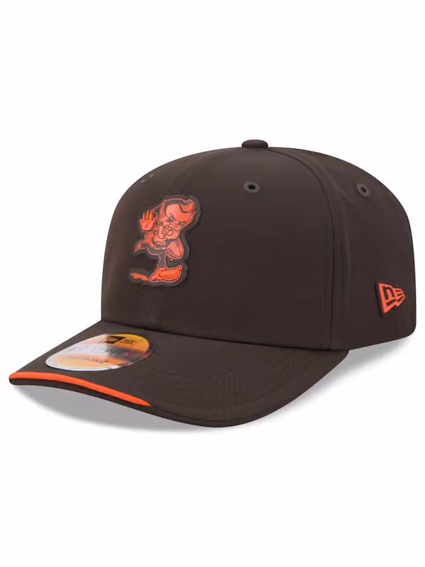 Cleveland Browns Historic 2026 NFL Sideline 9SEVENTY Stretch-Snap Cap Brown product photo