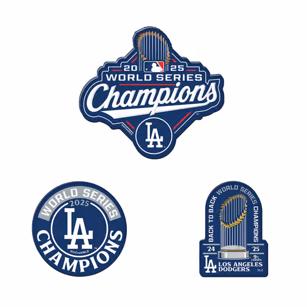 Los Angeles Dodgers 2025 World Series Champions Magnet-Set (3 Pcs.) view 1
