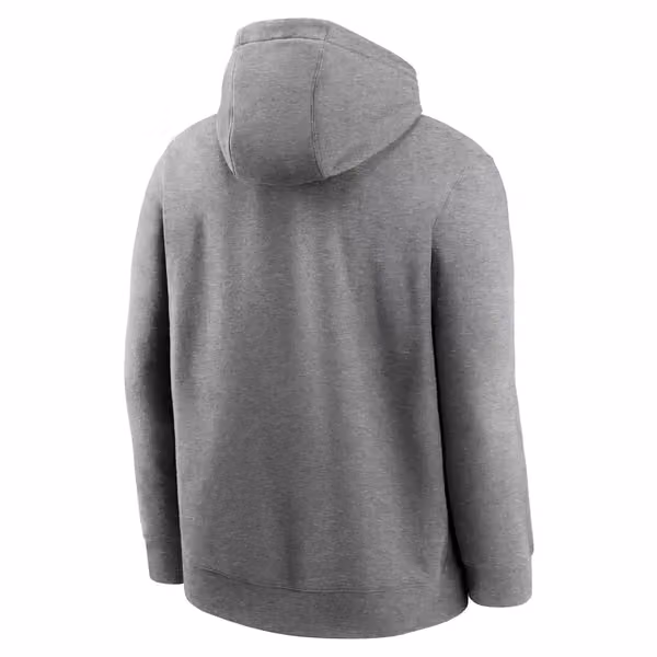 Miami Marlins City Connect Nike French Terry Club Hoodie Gray view 2