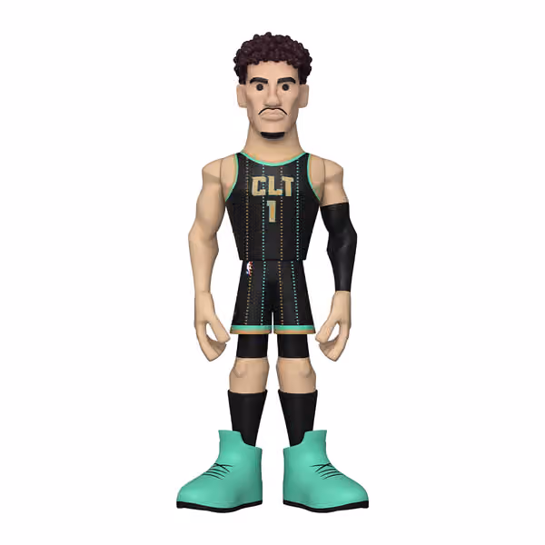 Funko Vinyl Gold 12" Lamelo Ball Charlotte Hornets CHASE Edition NBA Figure view 2