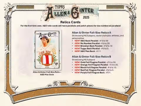 2025 Topps Allen & Ginter Baseball MLB Blaster Box view 5