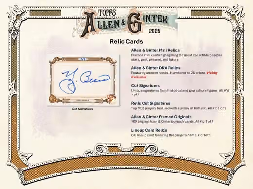 2025 Topps Allen & Ginter Baseball MLB Blaster Box view 6