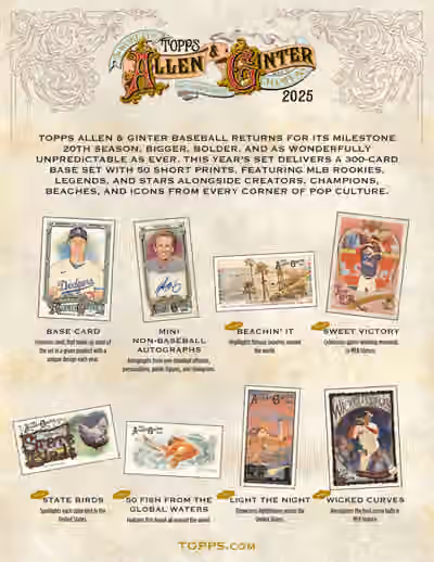 2025 Topps Allen & Ginter Baseball MLB Blaster Box view 3