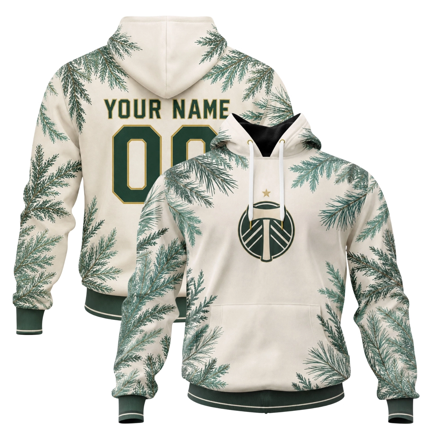 Portland Timbers Hoodie Custom Away Inspired