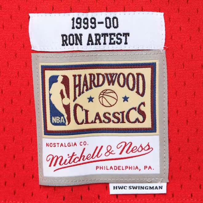 Ron Artest #15 Chicago Bulls 1999-00 Mitchell & Ness Swingman NBA Jersey Red view 3