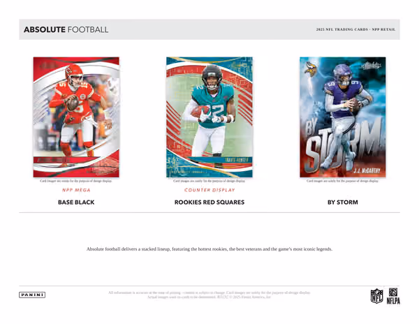2025 Panini Absolute Football NFL Fat-Pack Box view 3