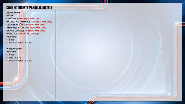 2025/26 Topps Chrome NBA Update Series Basketball Jumbo Hobby Box view 10