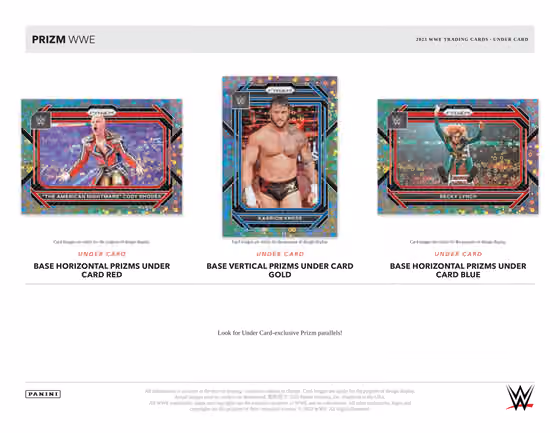 2023 Panini Prizm WWE Wrestling Under Card Box view 2