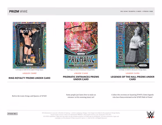 2023 Panini Prizm WWE Wrestling Under Card Box view 3