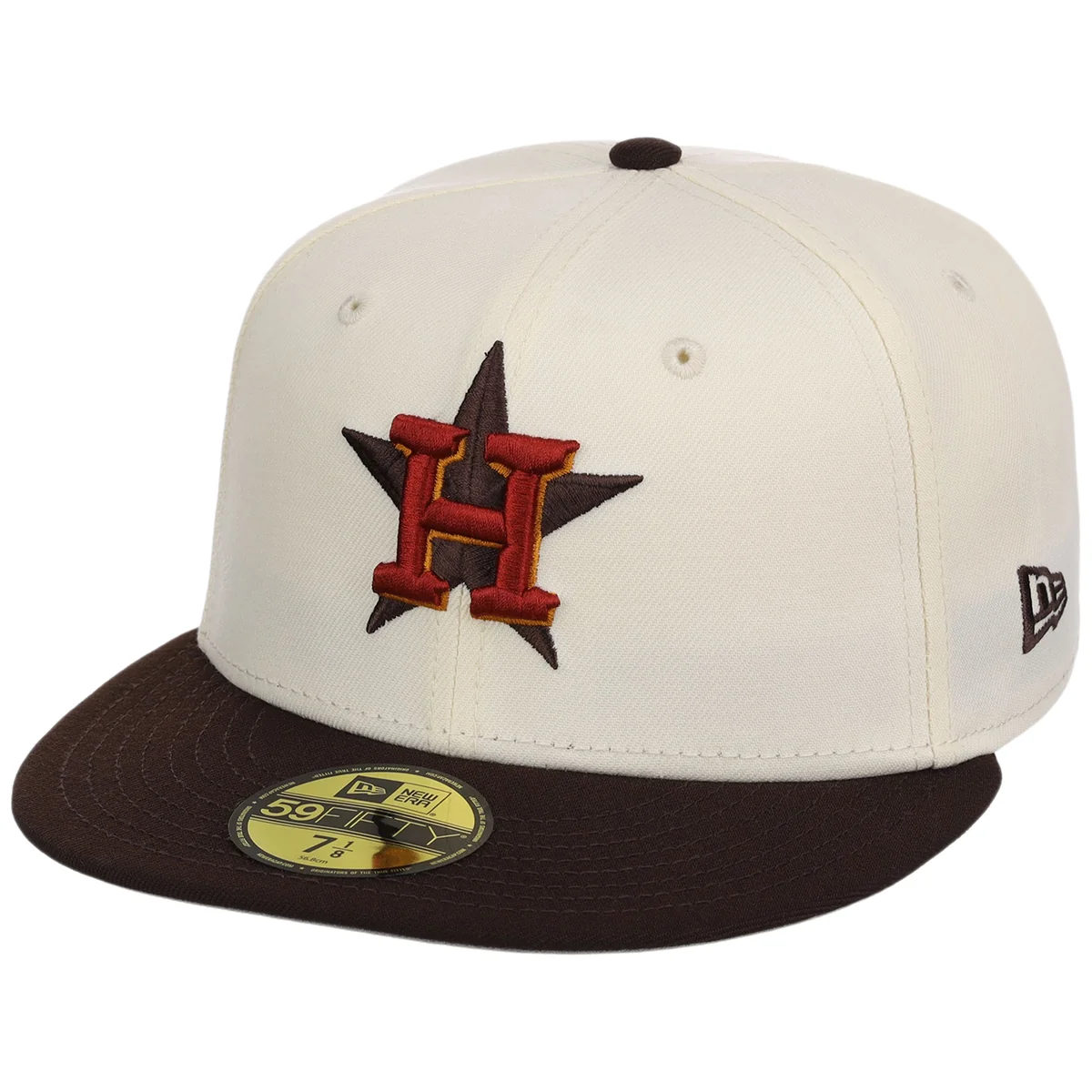 Houston Astros Fitted Feast New Era 59FIFTY 'Biscuit' detail view