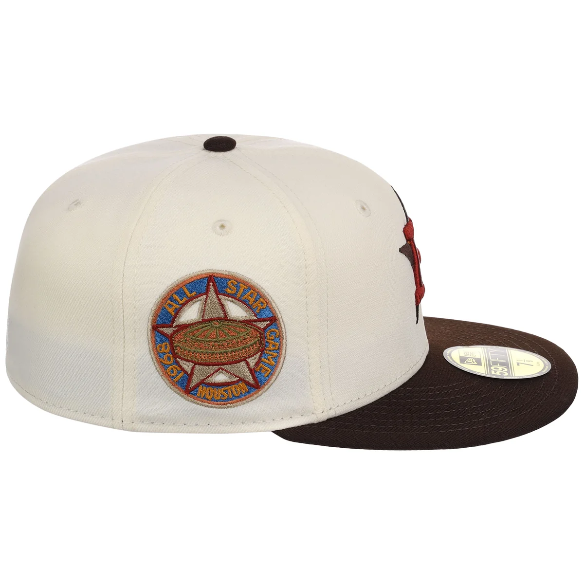 Houston Astros Fitted Feast New Era 59FIFTY 'Biscuit' detail view