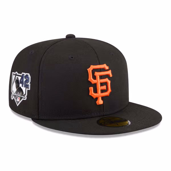 San Francisco Giants 2026 Jackie Robinson Day 59FIFTY Fitted Cap Black product photo