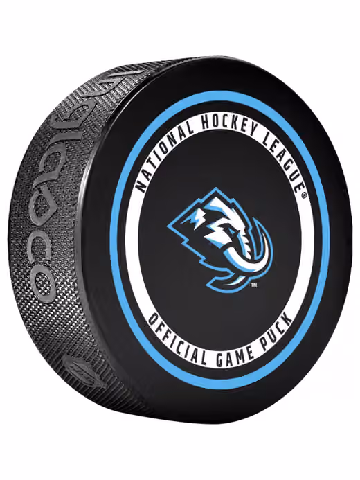 Utah Mammoth 2026-27 NHL Official Game Puck view 3