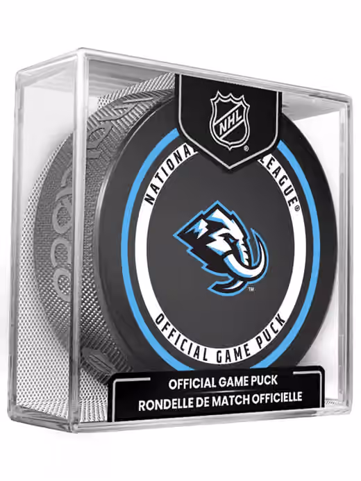 Utah Mammoth 2026-27 NHL Official Game Puck view 1