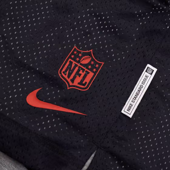 Houston Texans 2025 NFL Sideline Reversible Mesh Nike Dri-FIT Shorts Navy view 6