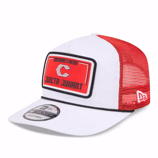 Cincinnati Reds 2026 MLB City Connect 19TWENTY Fan Pack Adjustable Trucker Cap White product photo