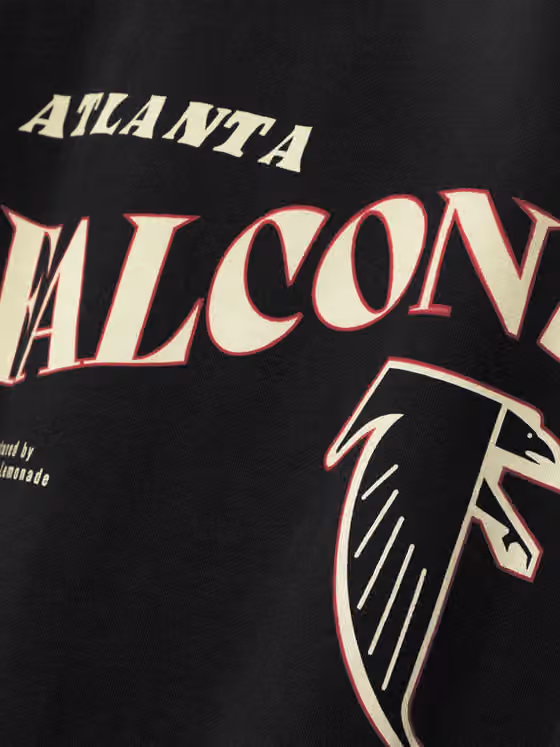 Atlanta Falcons L&L '96 Classics NFL Crew Sweater Black view 4