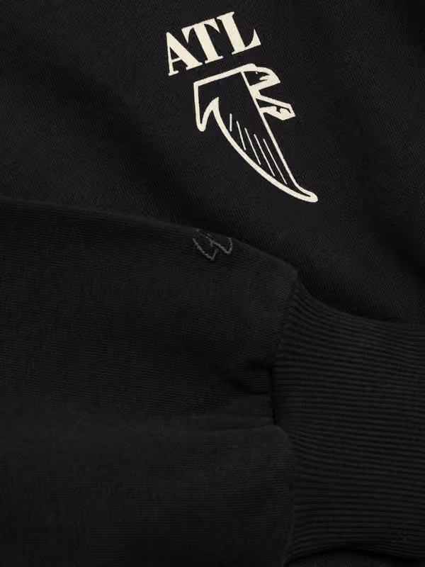 Atlanta Falcons L&L '96 Classics NFL Crew Sweater Black view 3