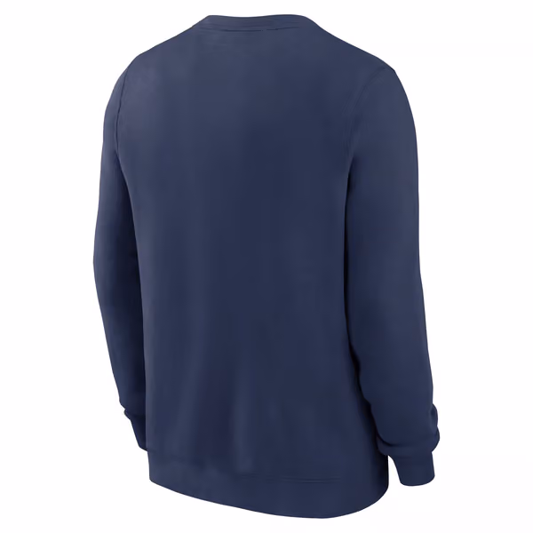 Boston Red Sox Club Fleece MLB Pullover Crew Navy view 2