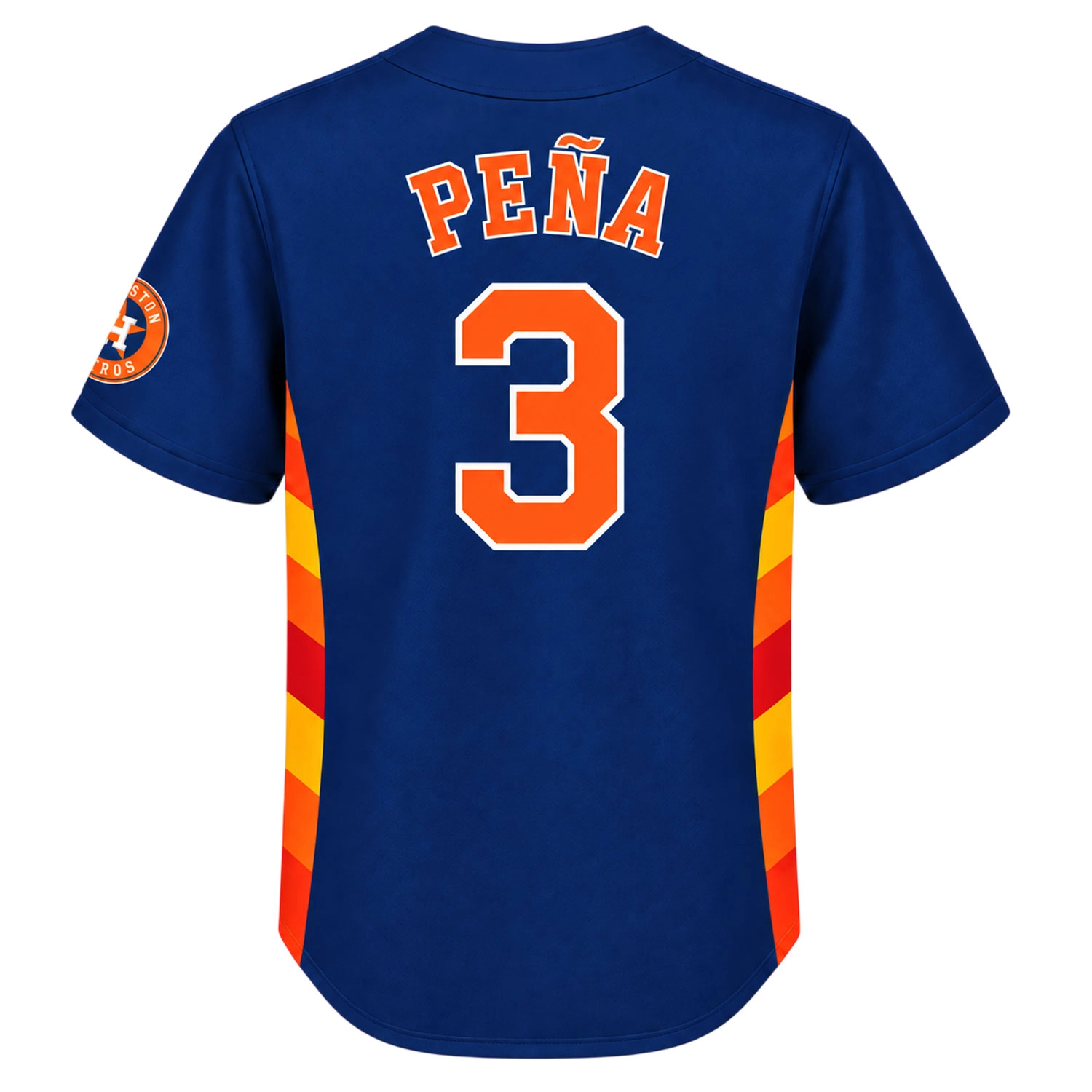 Jeremy Pena Astros Baseball Jersey Bold 2026 Navy Colorblock