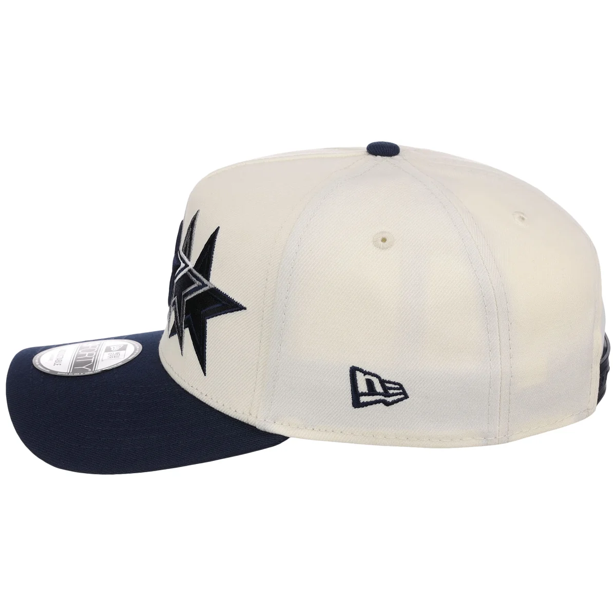 Dallas Cowboys NFL Seismic New Era 9FORTY A-Frame detail view