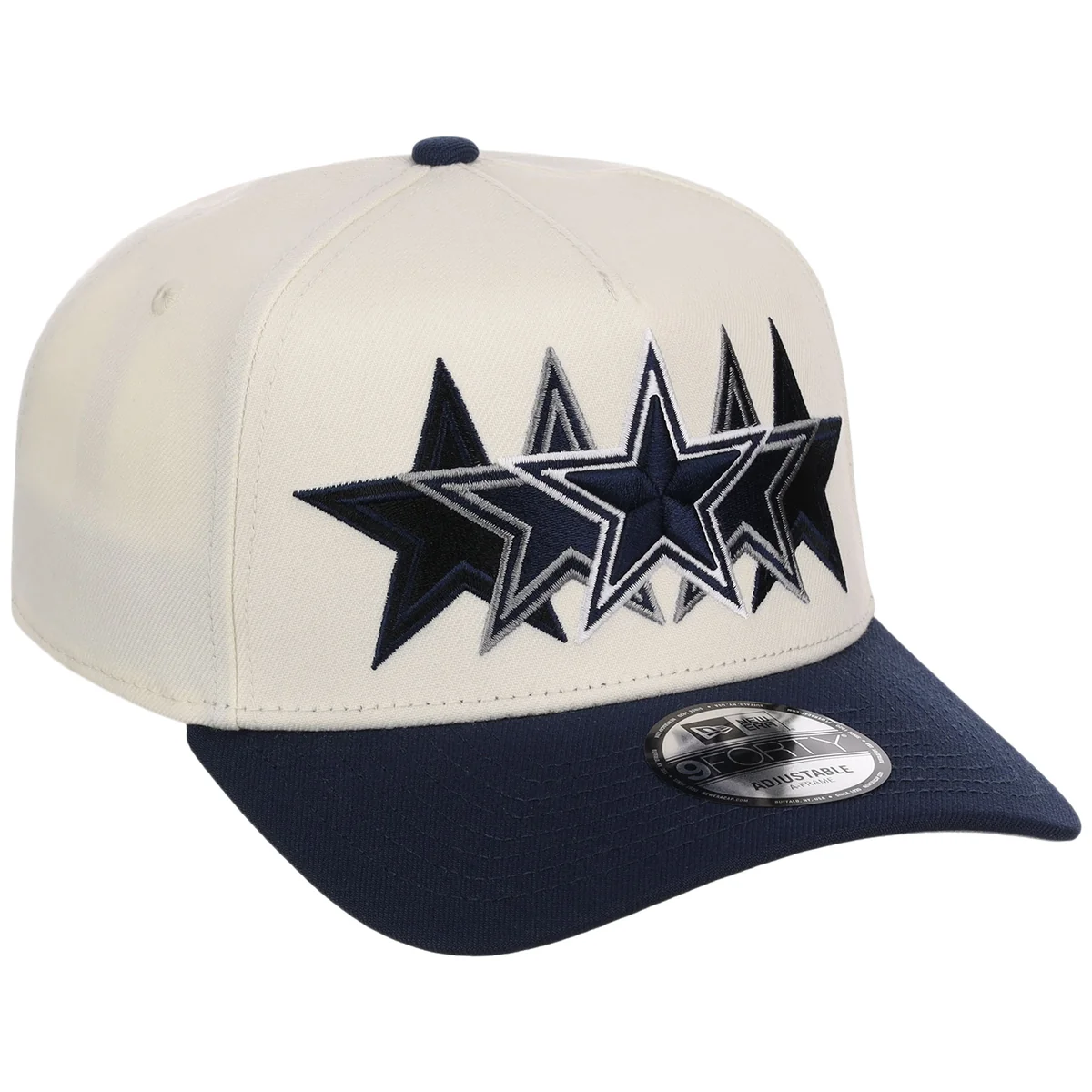 Dallas Cowboys NFL Seismic New Era 9FORTY A-Frame front view