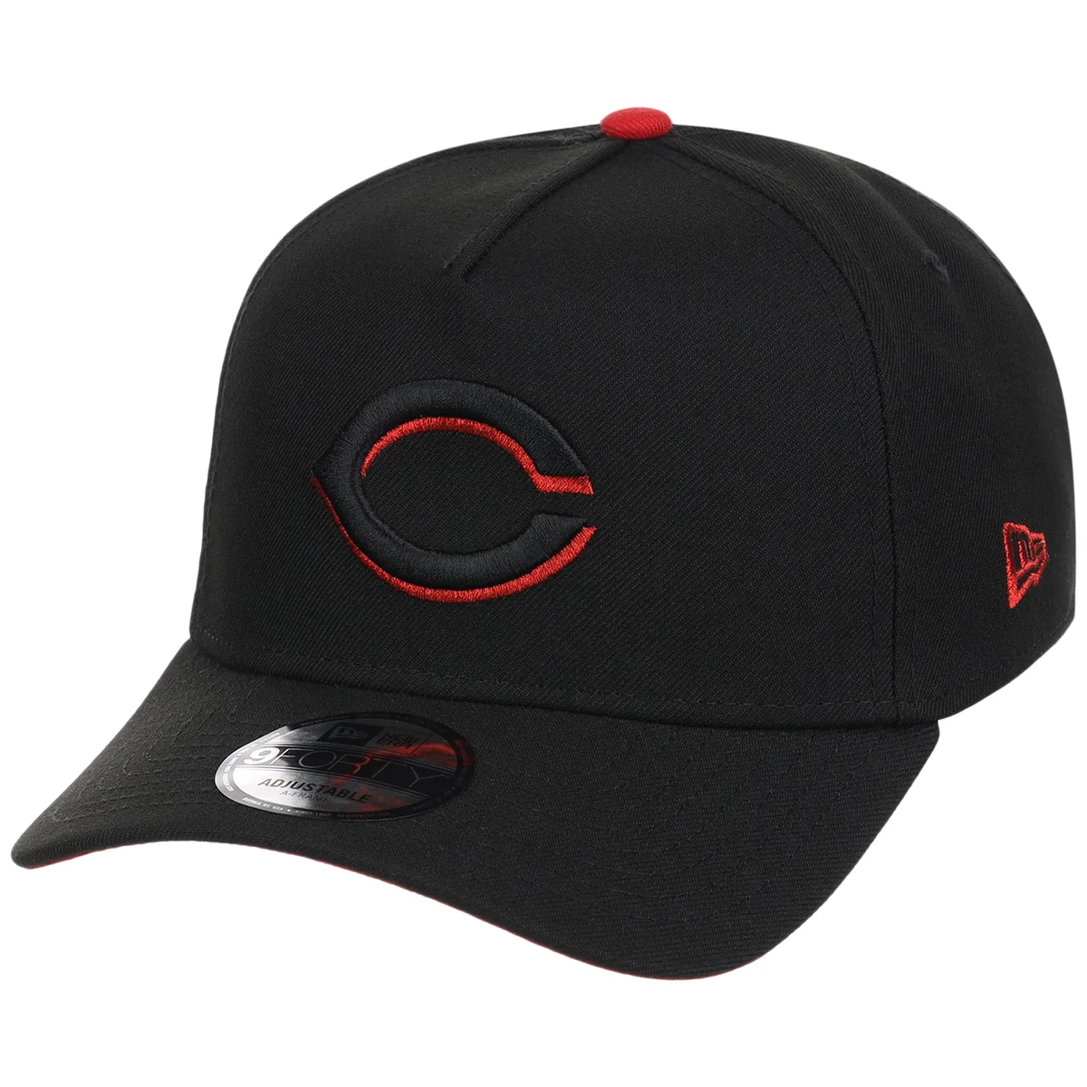 Cincinnati Reds MLB Midnight Massacre New Era 9FORTY detail view