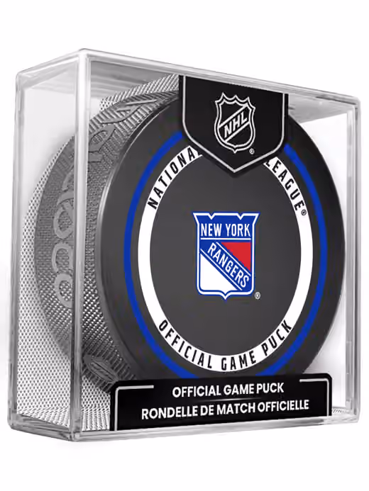 New York Rangers 2026-27 NHL Official Game Puck view 1