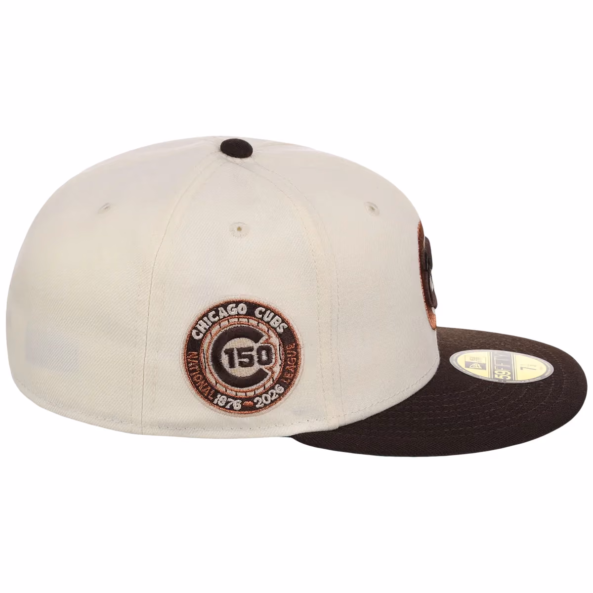 Chicago Cubs MLB Walnut Reserve New Era 59FIFTY detail view