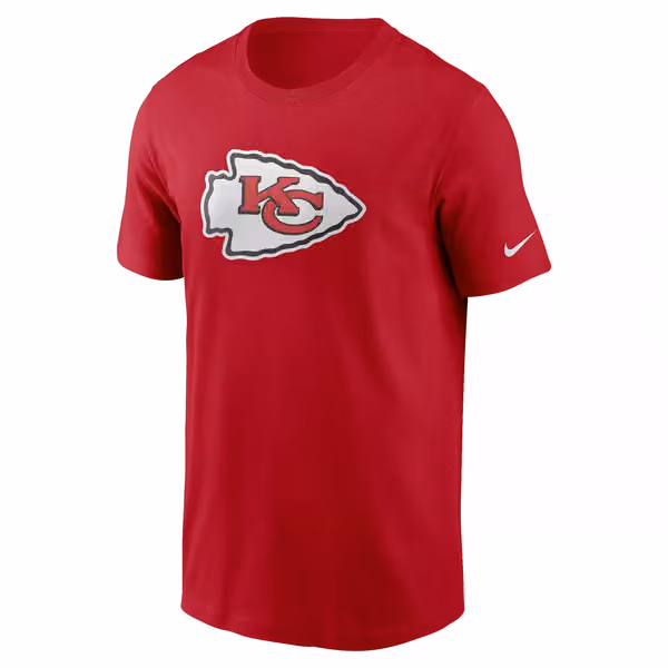 Kansas City Chiefs Nike Essential Logo NFL T-Shirt Red view 1