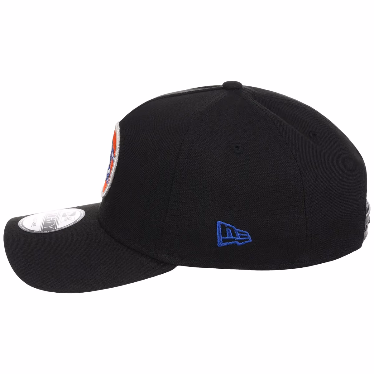 Denver Broncos NFL Black Dome New Era 9FORTY A-Frame detail view
