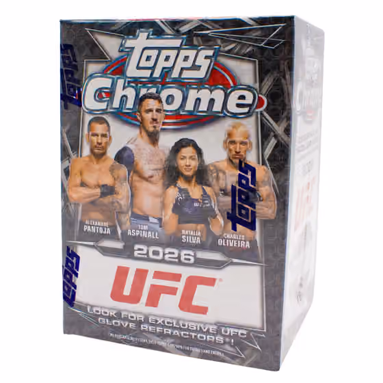 2026 Topps Chrome UFC Blaster Box view 1