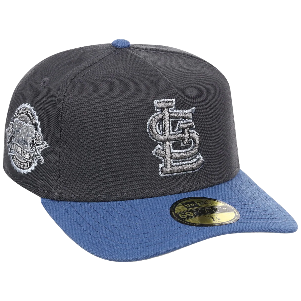 St. Louis Cardinals MLB Indigo Steel New Era 59FORTY front view
