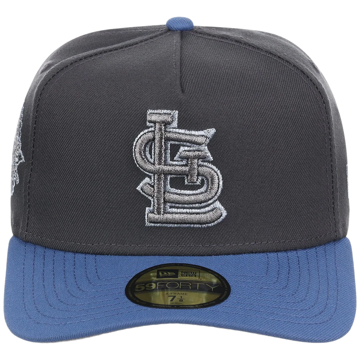 St. Louis Cardinals MLB Indigo Steel New Era 59FORTY detail view