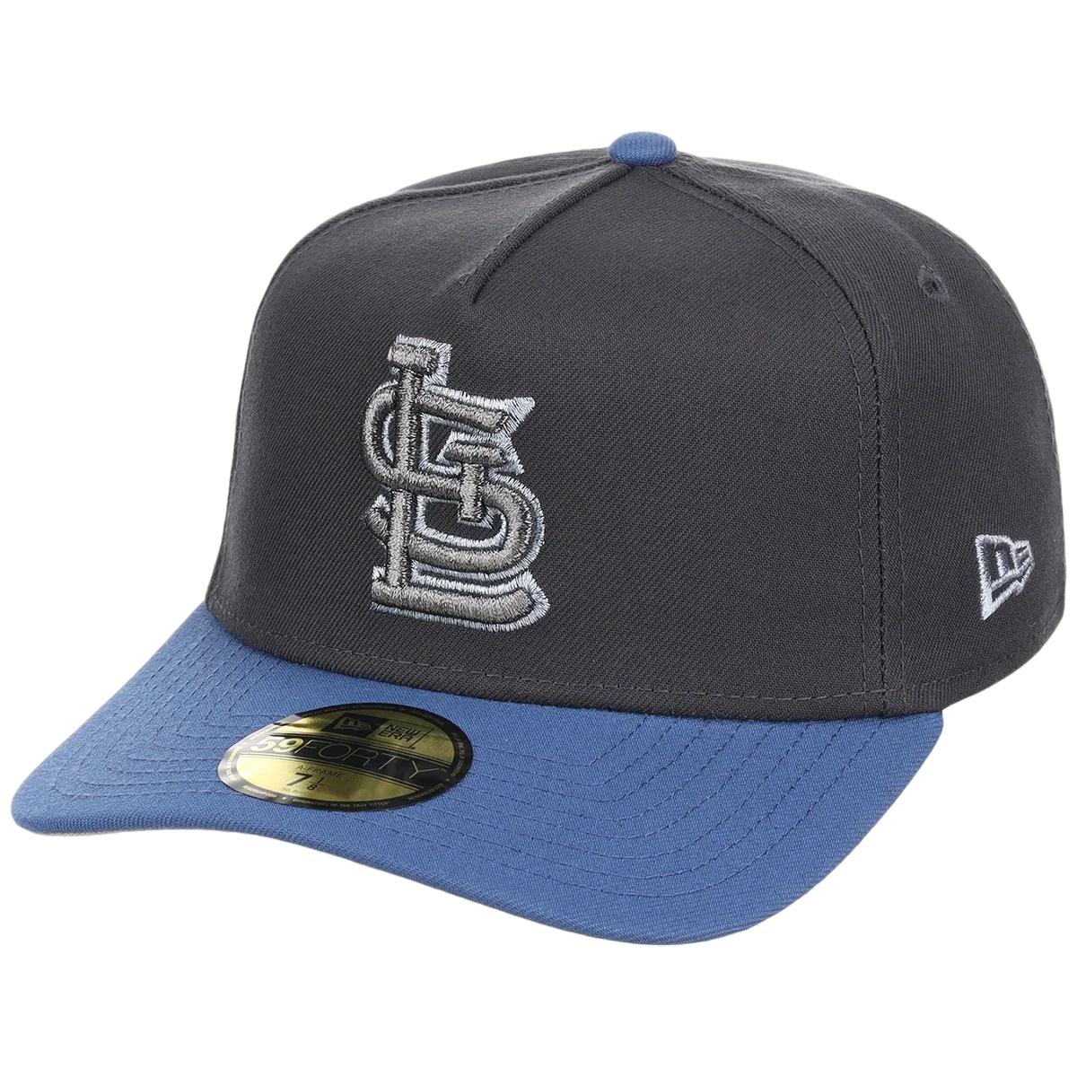 St. Louis Cardinals MLB Indigo Steel New Era 59FORTY detail view
