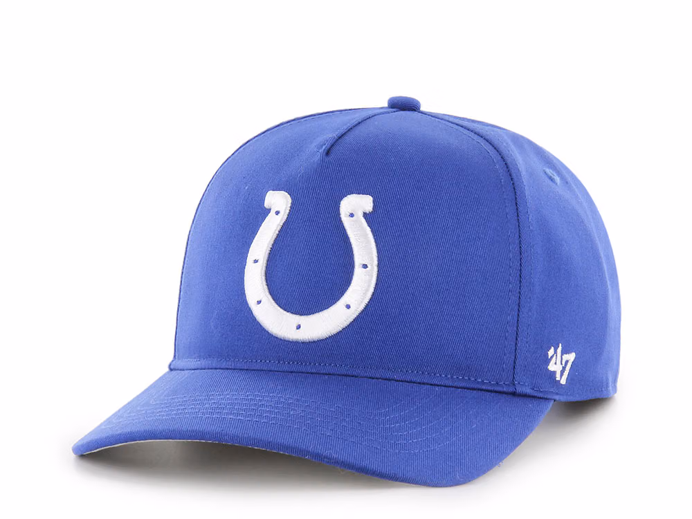 47Brand Indianapolis Colts Royal Blue Classic Edition Hitch Snapback Hat front
