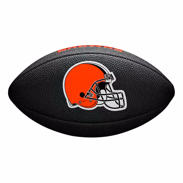 Cleveland Browns NFL Mini Football Black view 3