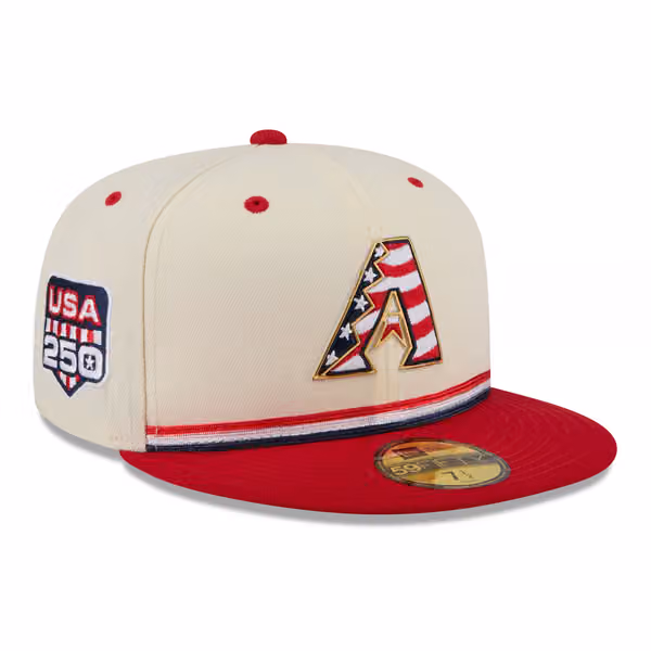 Arizona Diamondbacks 2026 4th of July USA 250 59FIFTY Fitted MLB Cap product photo