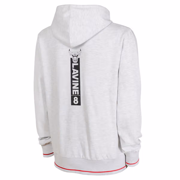 Zach Lavine #8 Chicago Bulls Outerstuff NBA Hoodie Grey view 3