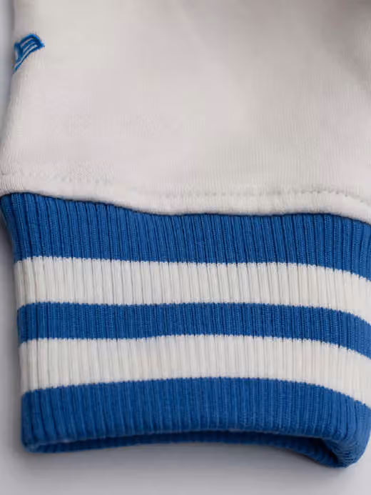 Detroit Lions Letterman Hooded NFL Jacket Blue view 5
