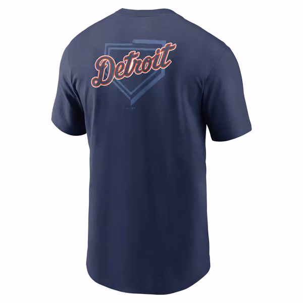 Detroit Tigers Primetime 2-Hit T-Shirt Navy view 3