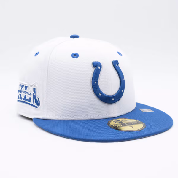 Indianapolis Colts Super Bowl XLI New Era 59FIFTY Fitted NFL Cap White product photo
