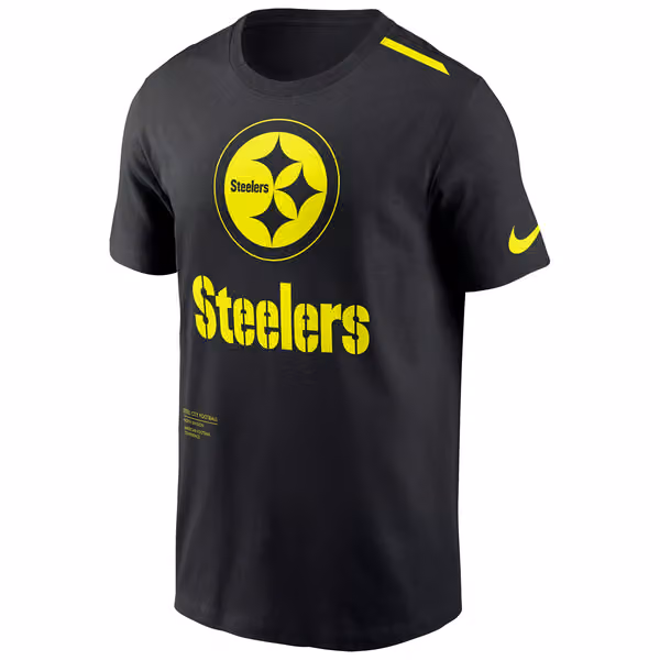 Pittsburgh Steelers Nike VOLT Dri-FIT T-Shirt Black view 1