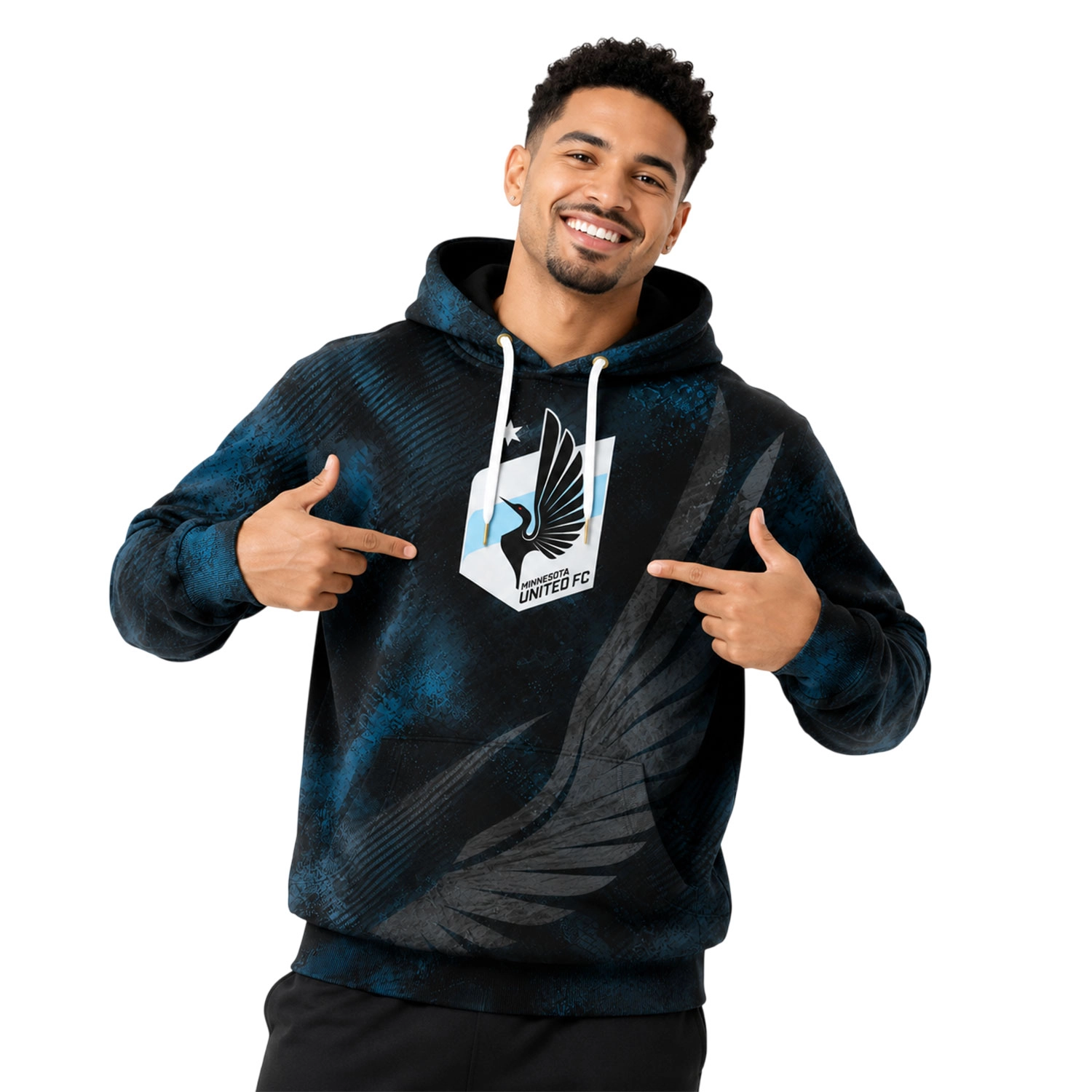 Minnesota United Soccer Hoodie Custom Remarkable Blue Style