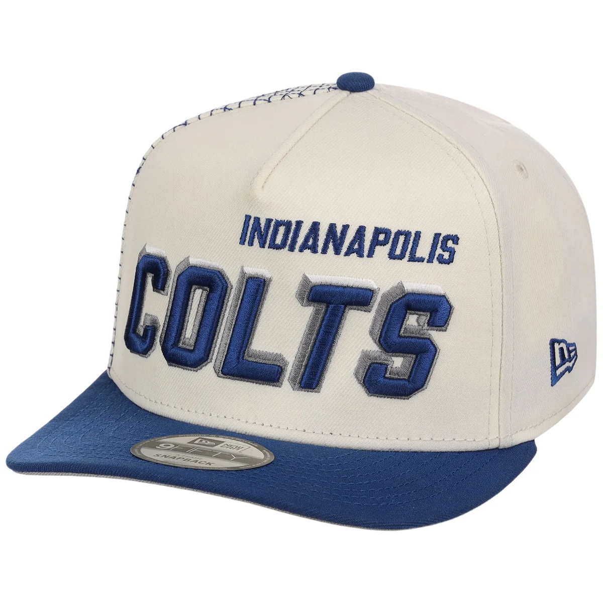 Indianapolis Colts NFL Gridlock New Era 9FIFTY A-Frame detail view