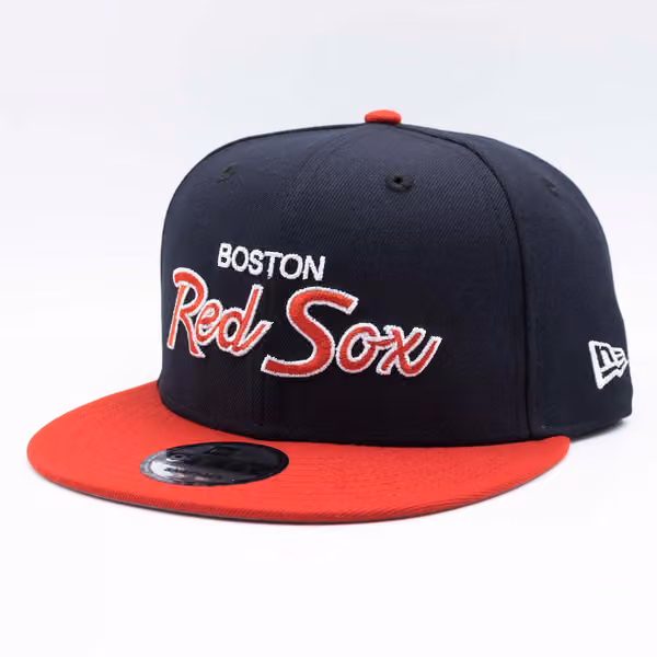 Boston Red Sox Script New Era 9FIFTY Snapback MLB Cap product photo