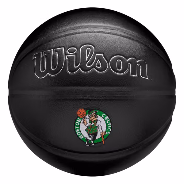 Boston Celtics Premiere Wilson NBA Basketball Black (Size 7) view 1