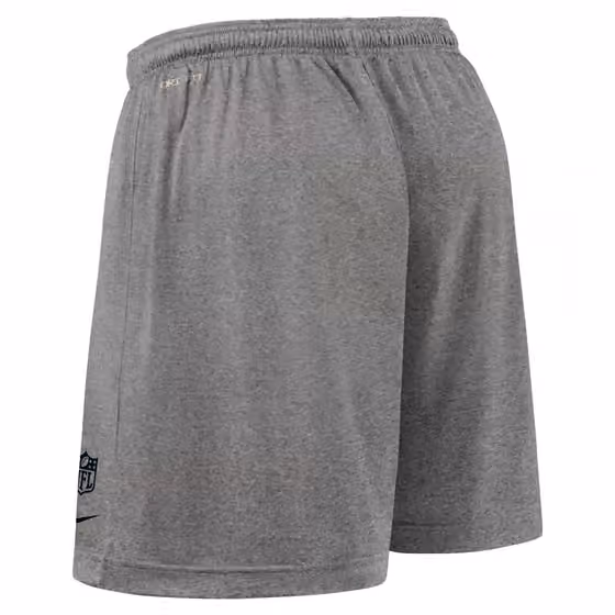 Las Vegas Raiders 2025 NFL Sideline Reversible Mesh Nike Dri-FIT Shorts Black view 5