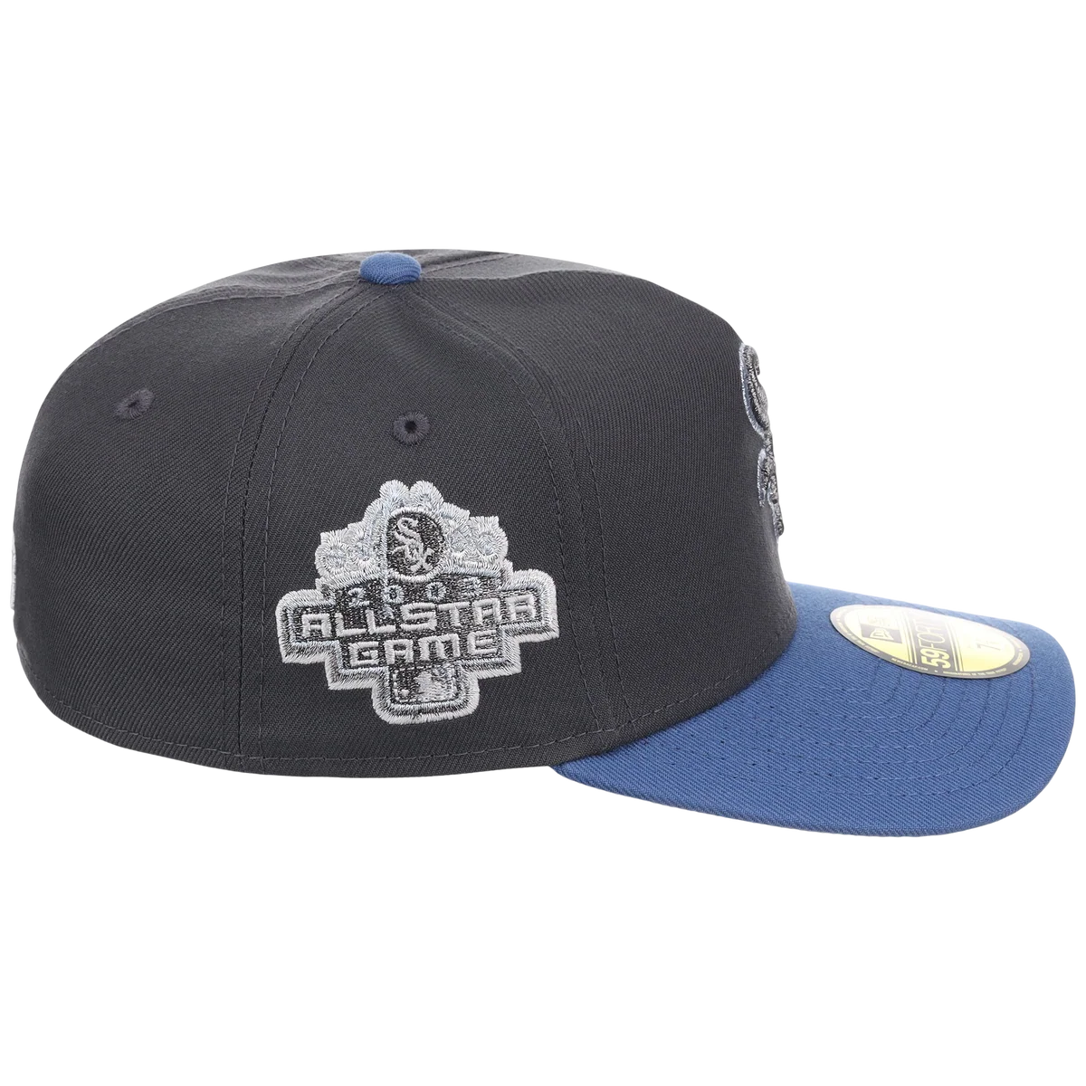 Chicago White Sox MLB Indigo Steel New Era 59FORTY detail view